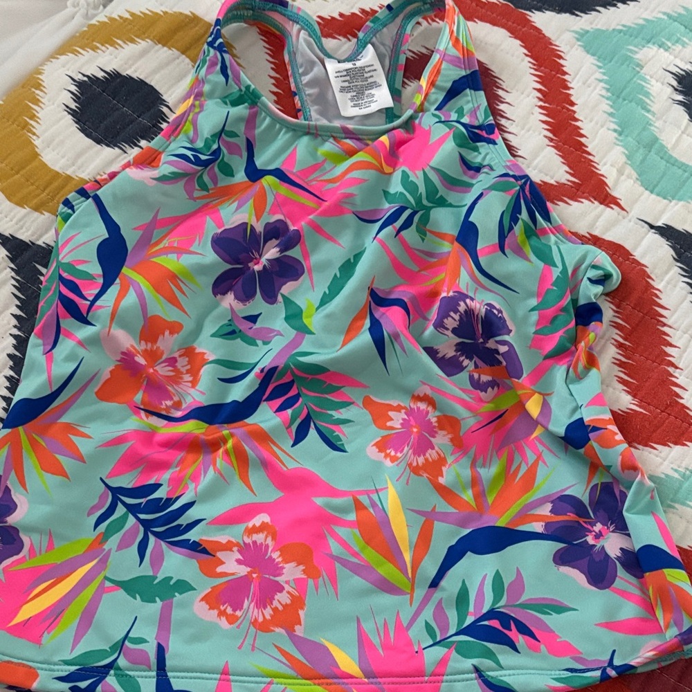 Lands' End Colorful Swimwear tankini